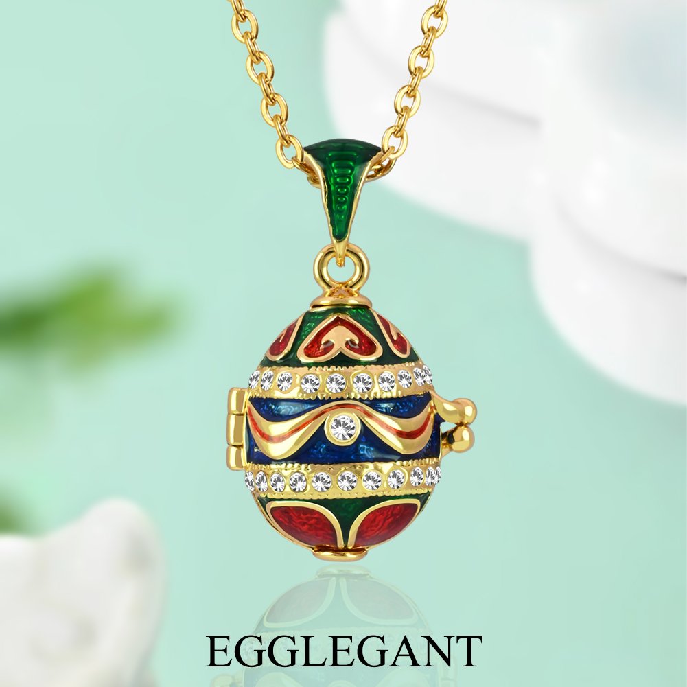 Charming Surprise Apple Egg Pendant - Image 4