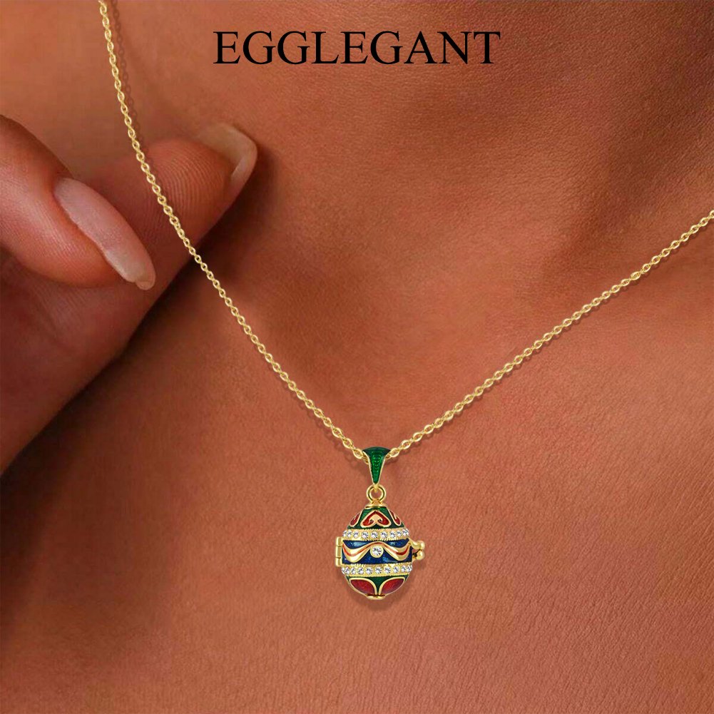 Charming Surprise Apple Egg Pendant - Image 8