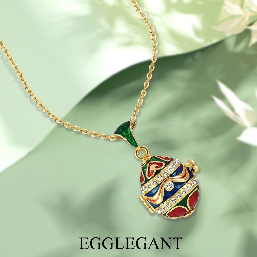 Charming Surprise Apple Egg Pendant - Image 5