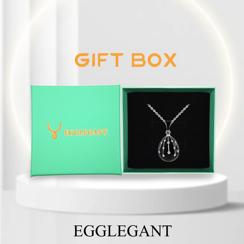 Lucky Meteor Handcrafted Red Enamel Egg Pendant Necklace - Image 10